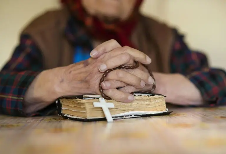 woman in prayer