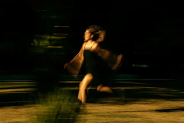 woman running