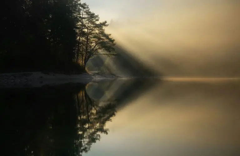 peaceful and silent nature scene