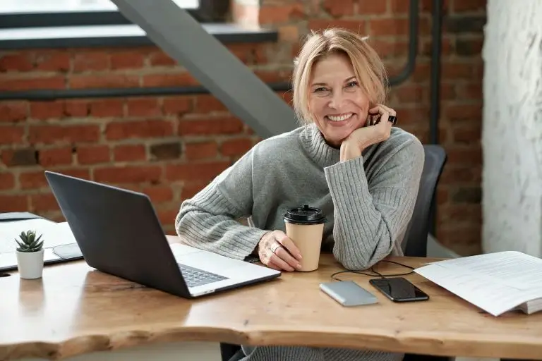 smiling woman