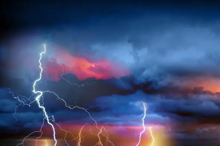 lightening storm